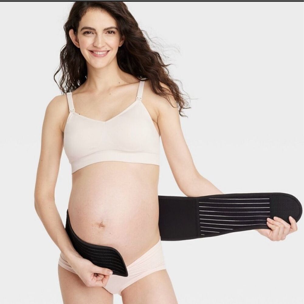 🌸 Ingrid and Isabel Black Pregnancy Support Belt Size Medium/Large New - Picture 4 of 6
